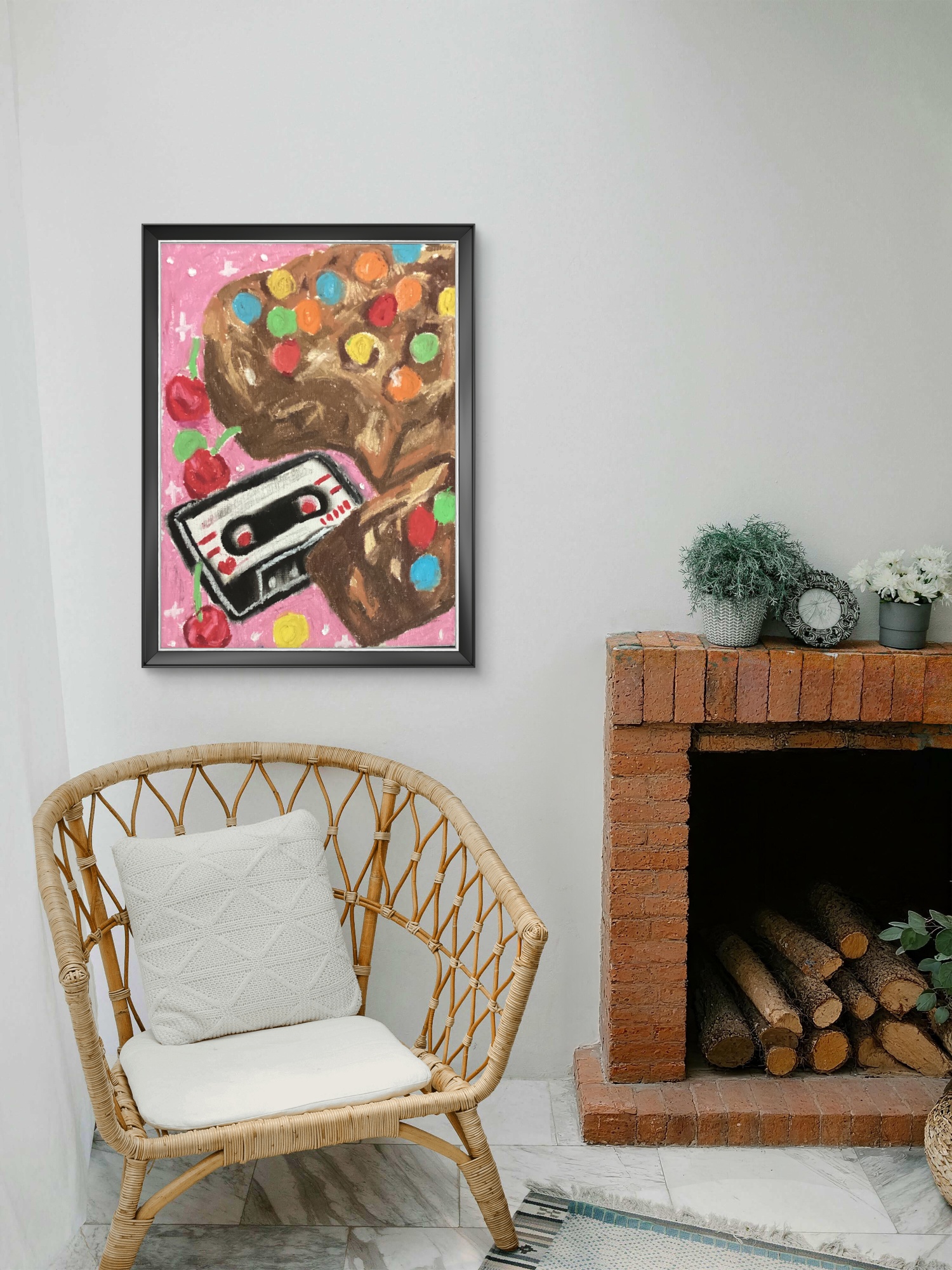 Cherry Rewind in a room